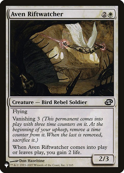 Aven Riftwatcher (PLC-1) [The List]