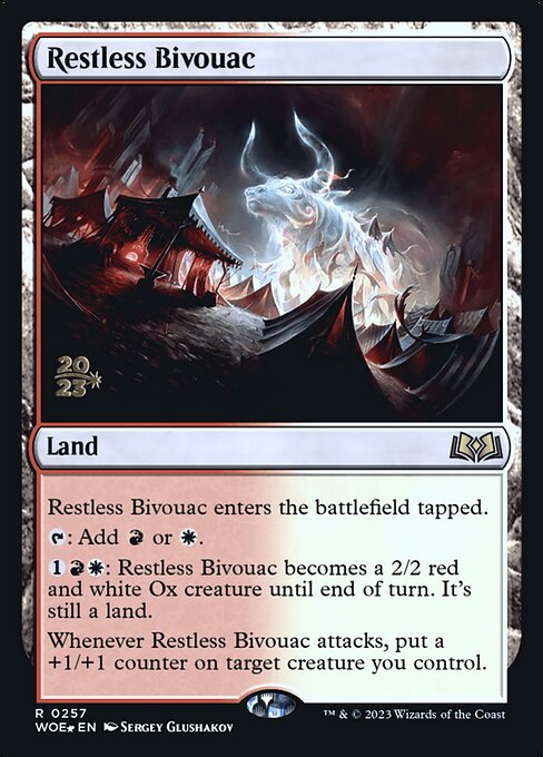 Restless Bivouac (257s) [Wilds of Eldraine Promos]