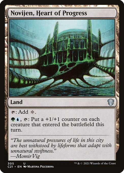 Novijen, Heart of Progress (305) [Commander 2021]