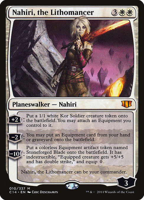 Nahiri, the Lithomancer (10) [Commander 2014]