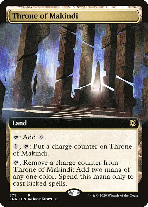 Throne of Makindi (379) [Zendikar Rising] [Extended Art]
