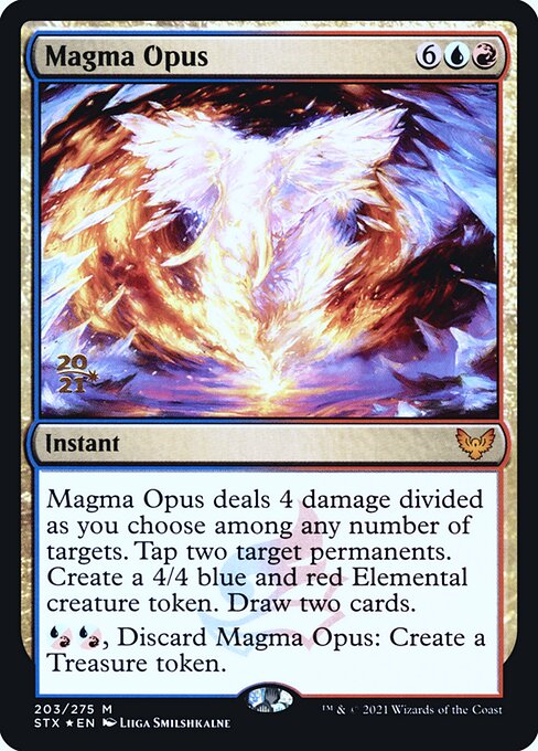 Magma Opus (203s) [Strixhaven: School of Mages Promos]