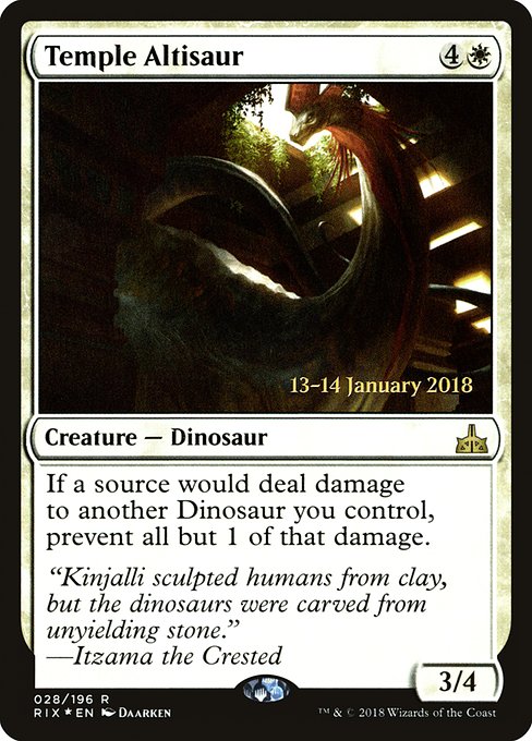 Temple Altisaur (28s) [Rivals of Ixalan Promos]