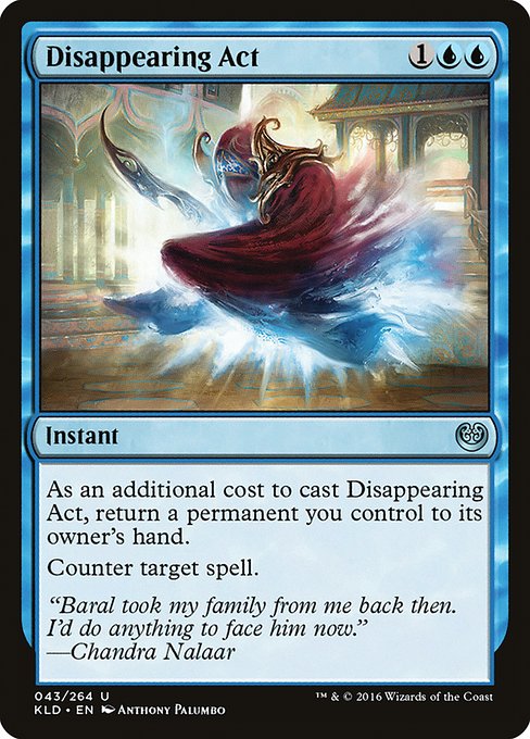 Disappearing Act (43) [Kaladesh]