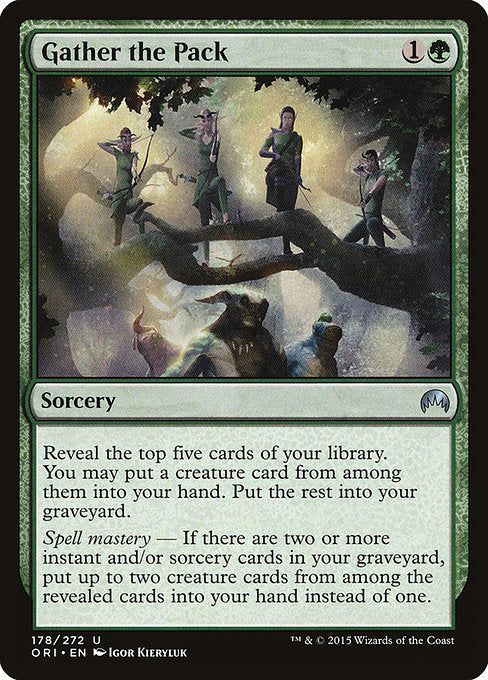 Gather the Pack (178) [Magic Origins]
