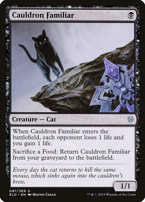 Cauldron Familiar (81) [Throne of Eldraine]
