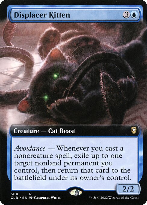 Displacer Kitten (560) [Commander Legends: Battle for Baldur's Gate] [Extended Art]