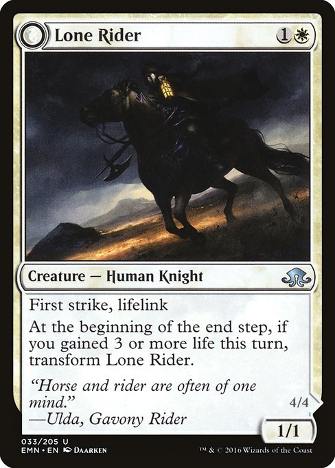 Lone Rider // It That Rides as One (33) [Eldritch Moon]