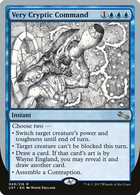 Very Cryptic Command (49a) [Unstable]