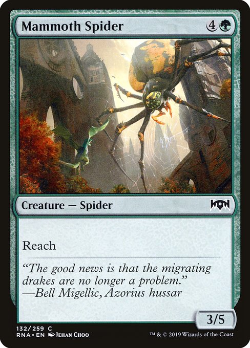 Mammoth Spider (132) [Ravnica Allegiance]