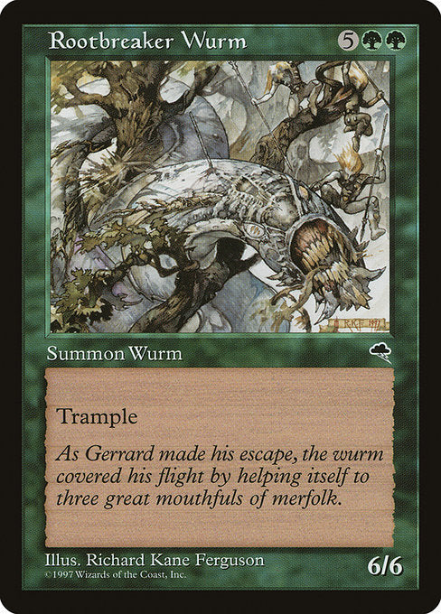 Rootbreaker Wurm (251) [Tempest]