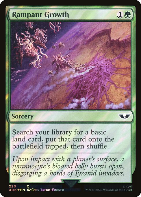 Rampant Growth (220★) [Warhammer 40,000 Commander]