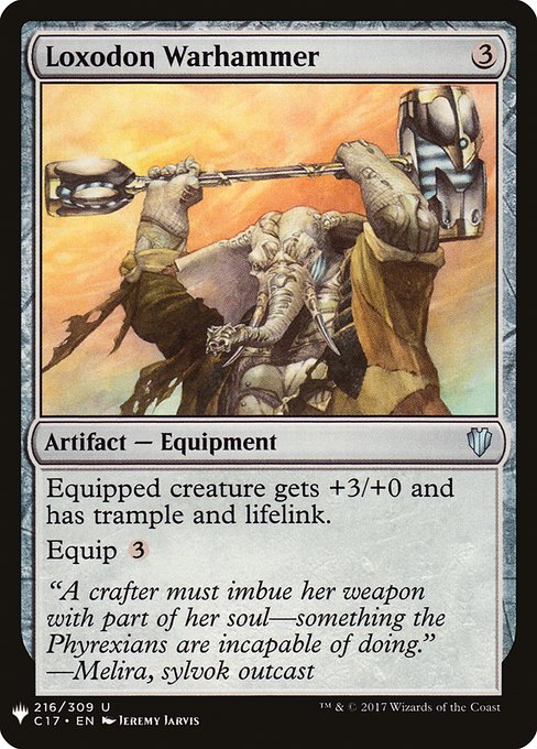 Loxodon Warhammer (C17-216) [The List]