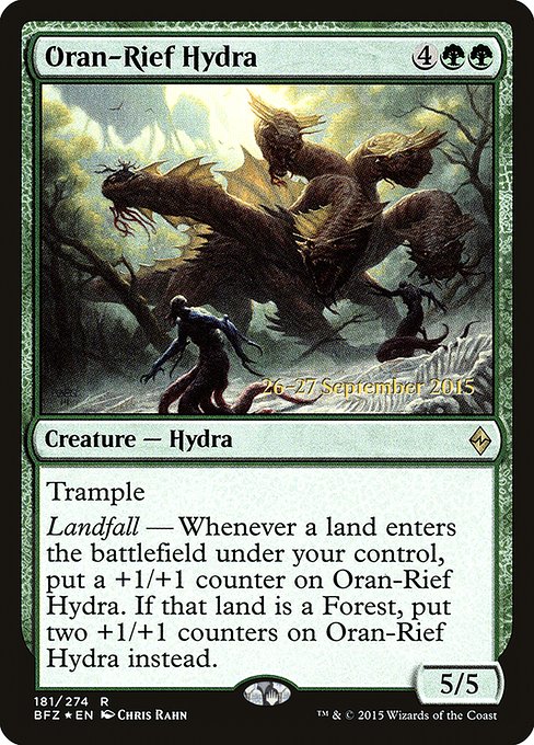 Oran-Rief Hydra (181s) [Battle for Zendikar Promos]