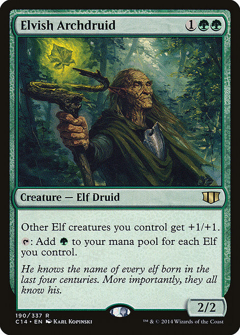 Elvish Archdruid (190) [Commander 2014]