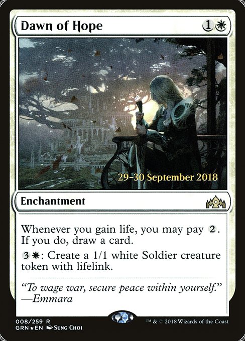 Dawn of Hope (8s) [Guilds of Ravnica Promos]