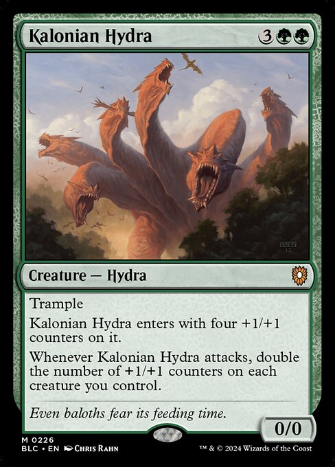Kalonian Hydra (226) [Bloomburrow Commander]