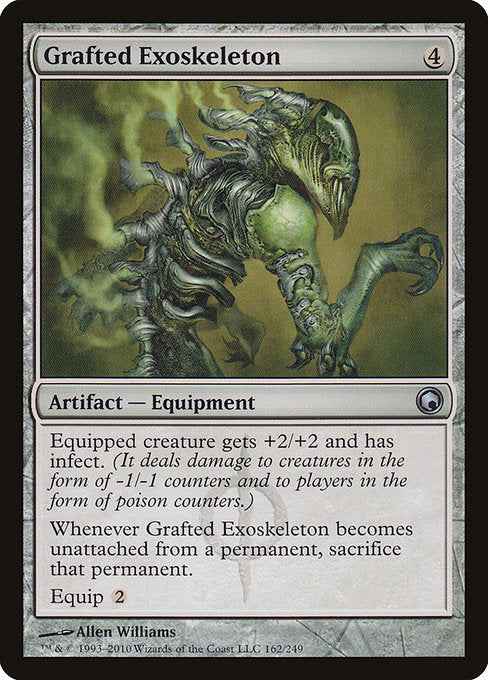 Grafted Exoskeleton (162) [Scars of Mirrodin]