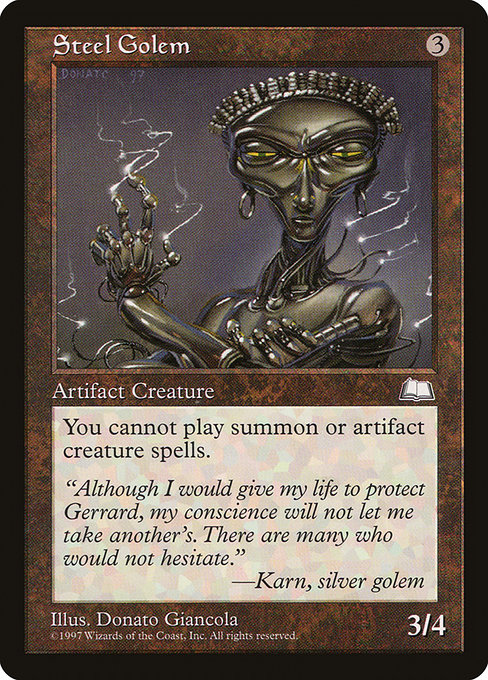 Steel Golem (157) [Weatherlight]