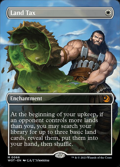 Land Tax (66) [Wilds of Eldraine: Enchanting Tales] [Borderless]