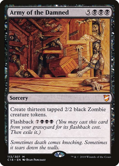 Army of the Damned (113) [Commander 2018]