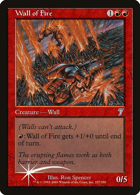Wall of Fire (227★) [Seventh Edition]