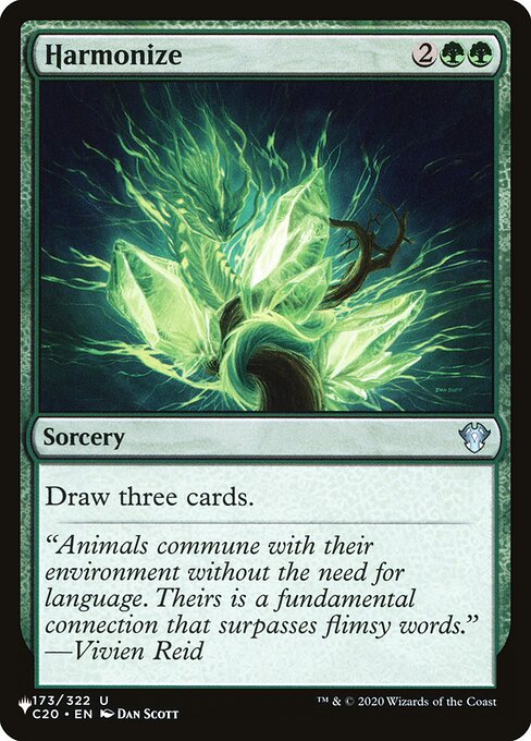 Harmonize (C20-173) [The List]