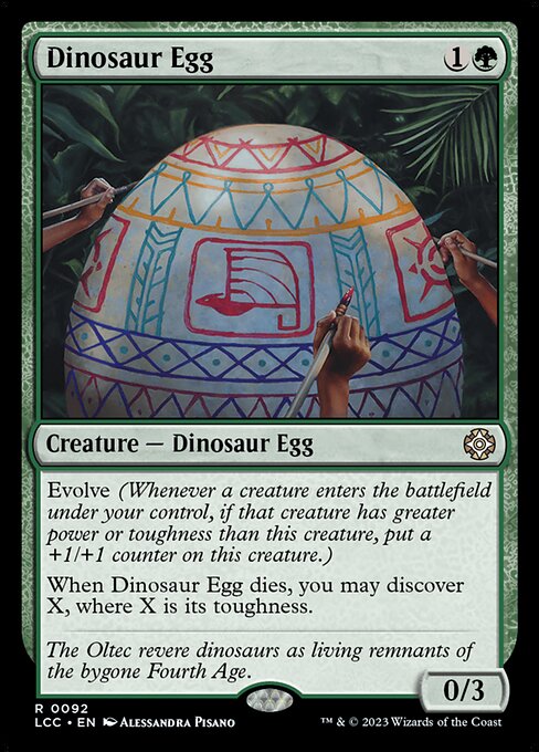 Dinosaur Egg (92) [The Lost Caverns of Ixalan Commander]