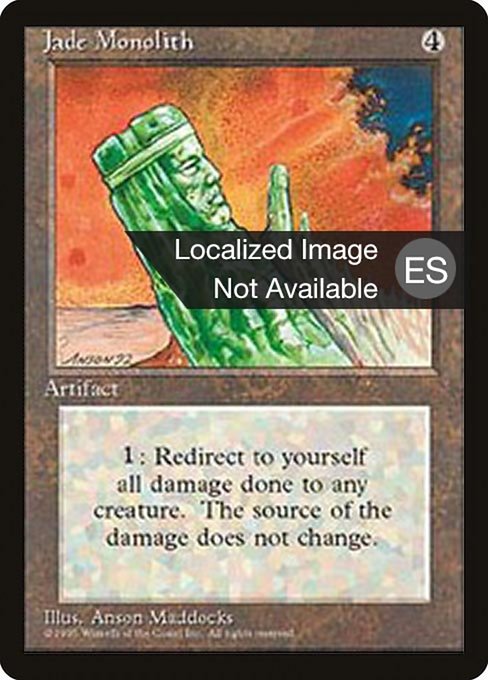 Jade Monolith (329) [Fourth Edition Foreign Black Border]
