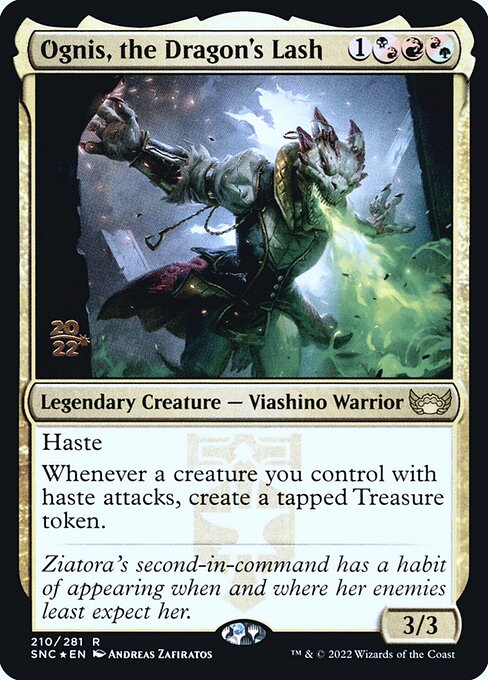Ognis, the Dragon's Lash (210s) [Streets of New Capenna Promos]