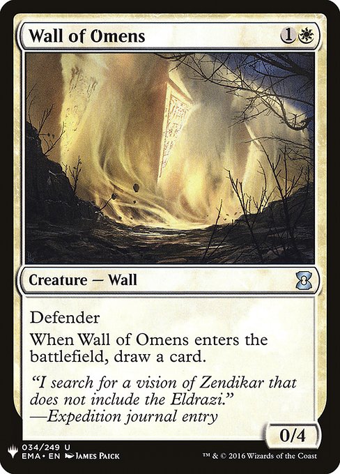 Wall of Omens (EMA-34) [The List]