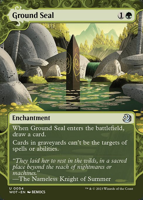 Ground Seal (54) [Wilds of Eldraine: Enchanting Tales] [Showcase, Borderless]