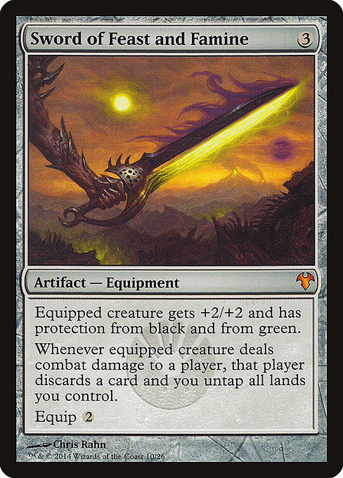 Sword of Feast and Famine (10) [Modern Event Deck 2014]