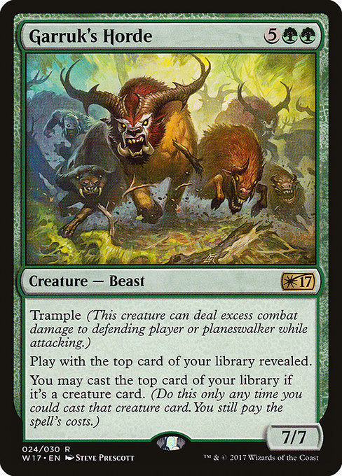 Garruk's Horde (24) [Welcome Deck 2017]