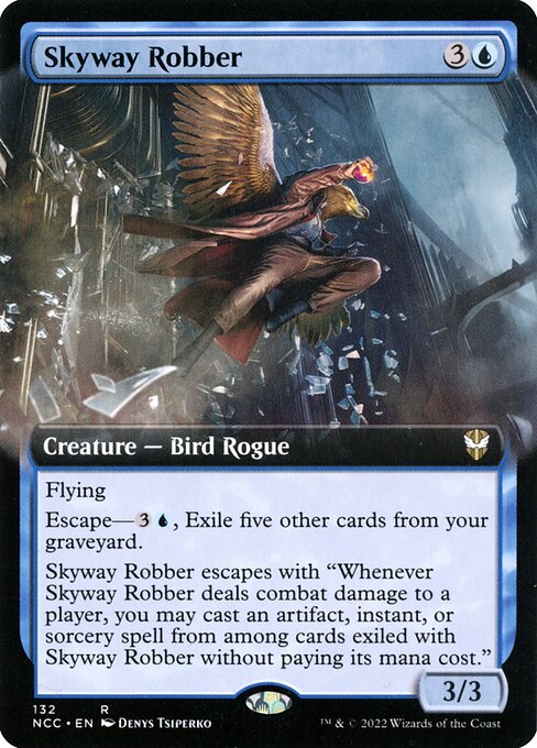 Skyway Robber (132) [New Capenna Commander] [Extended Art]