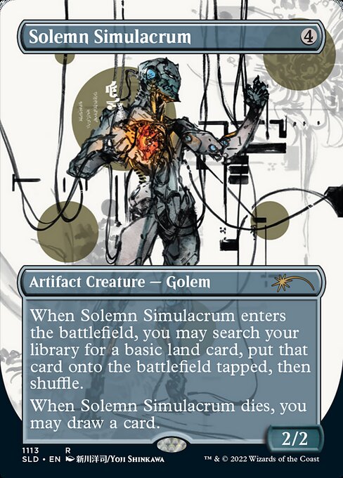 Solemn Simulacrum (1113) [Secret Lair Drop] [Borderless]
