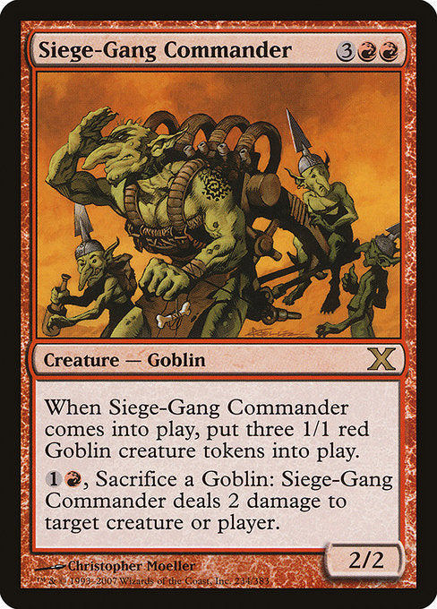 Siege-Gang Commander (234) [Tenth Edition]