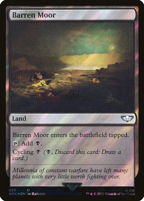 Barren Moor (266★) [Warhammer 40,000 Commander]