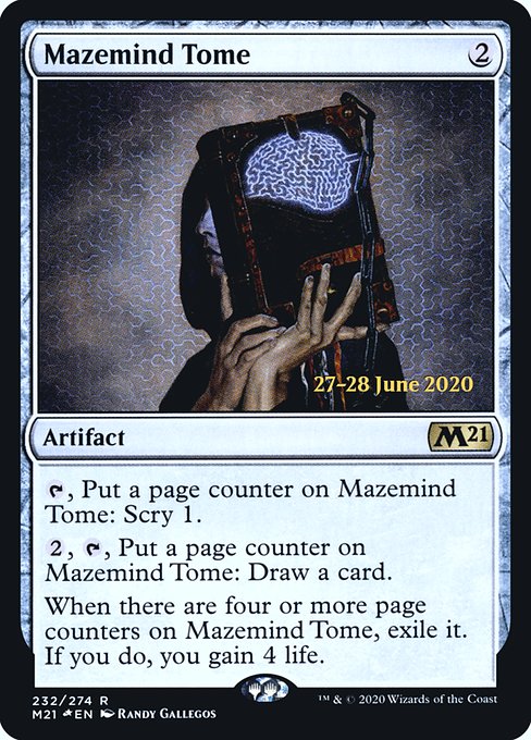 Mazemind Tome (232s) [Core Set 2021 Promos]