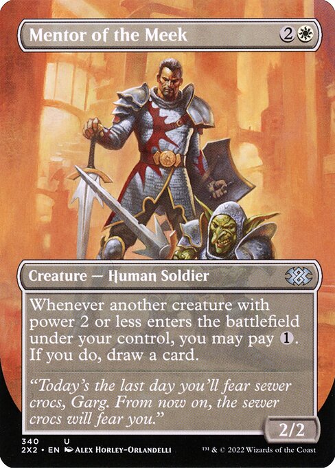 Mentor of the Meek (340) [Double Masters 2022] [Borderless]