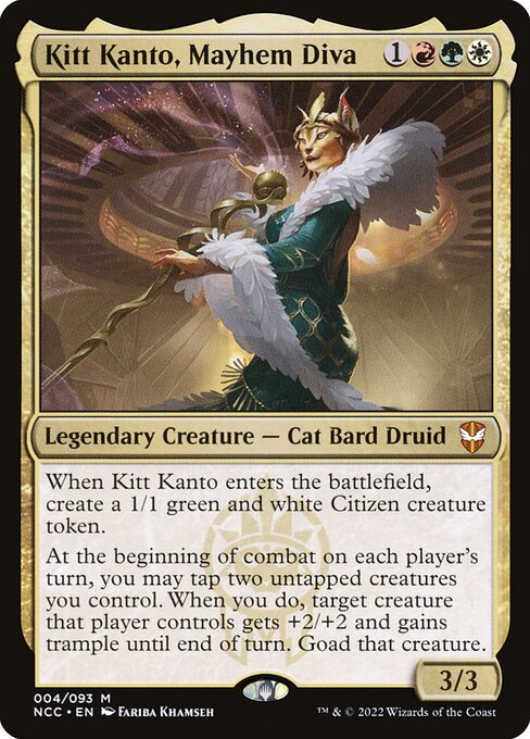 Kitt Kanto, Mayhem Diva (4) [New Capenna Commander]