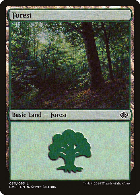 Forest (30) [Duel Decks Anthology: Garruk vs. Liliana]