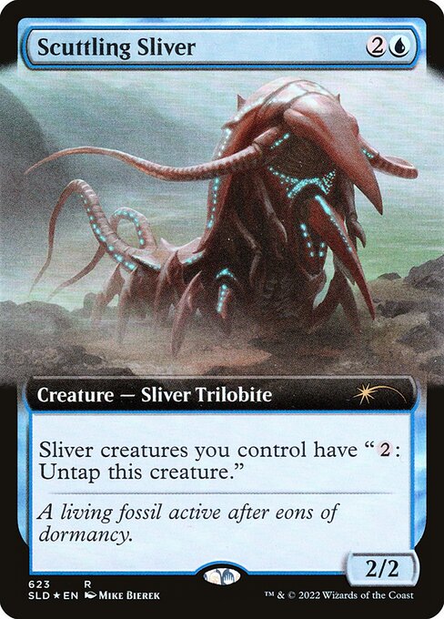 Scuttling Sliver (623) [Secret Lair Drop] [Extended Art]