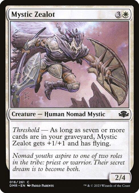 Mystic Zealot (16) [Dominaria Remastered]