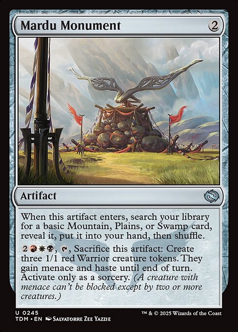 Mardu Monument (245) [Tarkir: Dragonstorm]