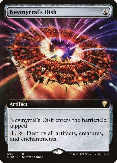 Nevinyrral's Disk (696) [Commander Legends] [Extended Art]