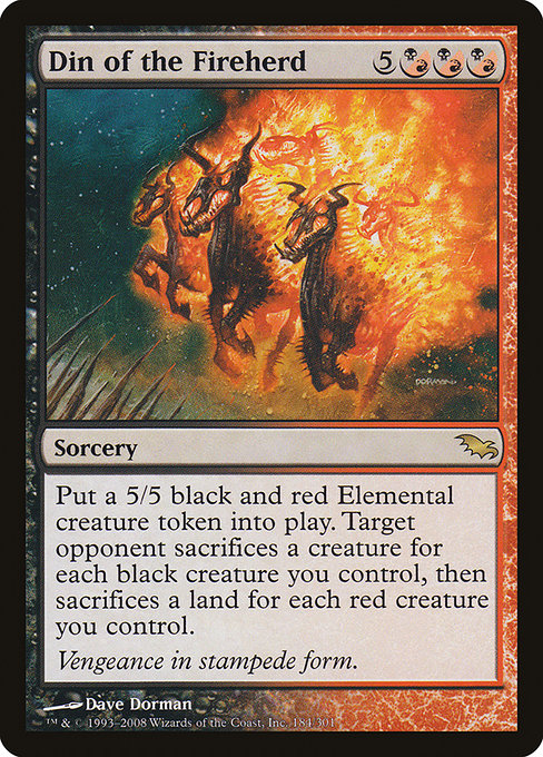 Din of the Fireherd (184) [Shadowmoor]