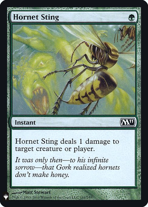 Hornet Sting (M11-181) [The List]
