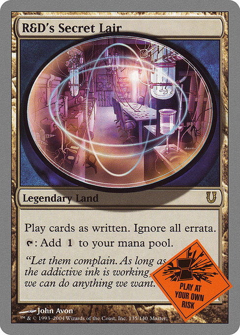 R&D's Secret Lair (135) [Unhinged]