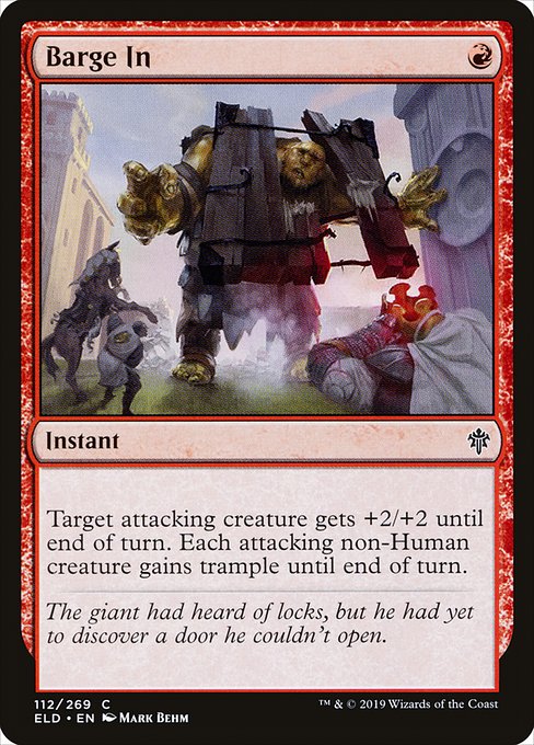 Barge In (112) [Throne of Eldraine]